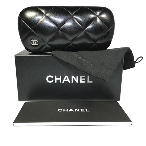 chanel sunglass case|chanel eyeglass case and pouch.